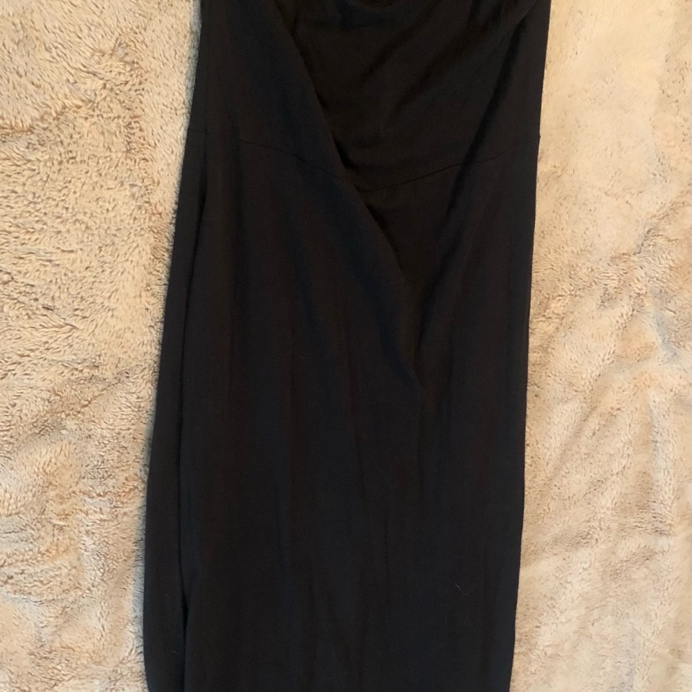 THREADS 4 THOUGHT Womens M Black Sleeveless Maxi Dress